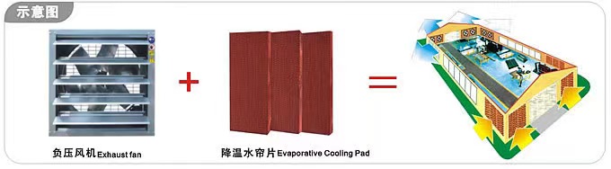 负压风机系统 水帘降温系统